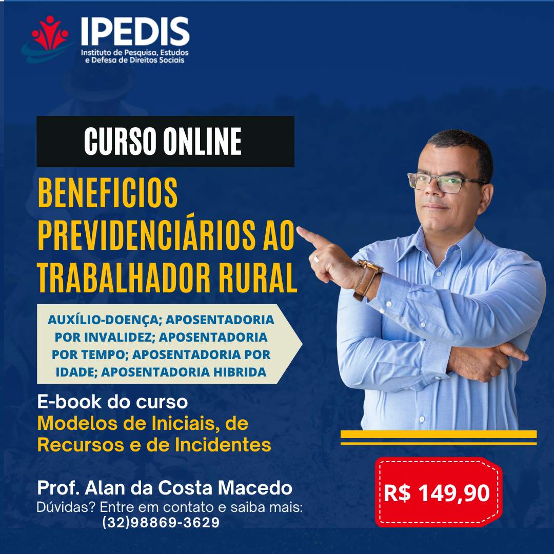 Benef Cios Previdenci Rios Ao Trabalhador Rural Ipedis