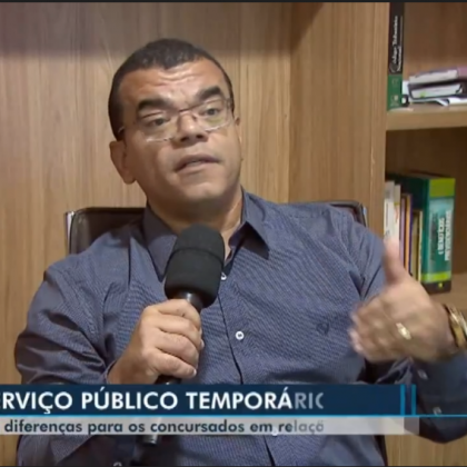 COORDENADOR GERAL DO IPEDIS DÁ ENTREVISTA SOBRE SERVIÇO PÚBLICO EM CARÁTER TEMPORÁRIO