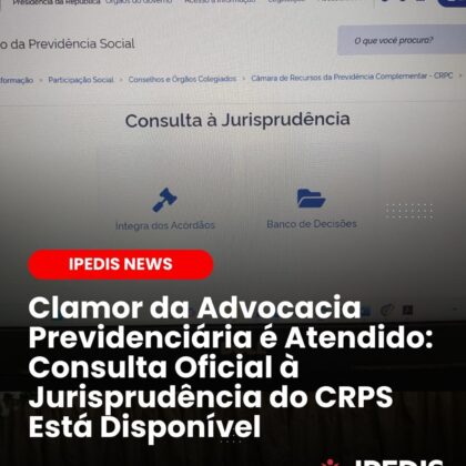 Consulta Oficial à Jurisprudência do CRPS Está Disponível